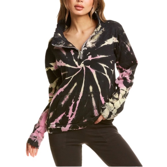 Exist Tops - EXIST WOMENS DREAMSICLE 1/2-ZIP FALL PULLOVER